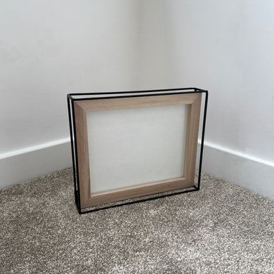 landscape photo frame made of wood and metal sold by alba gu brath homeware in dunfermline scotland