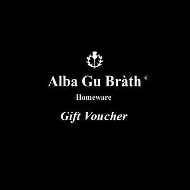 gift voucher for scottish gifts sold by alba gu brath homeware in dunfermline, scotland