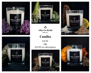 Scottish candles subscription company